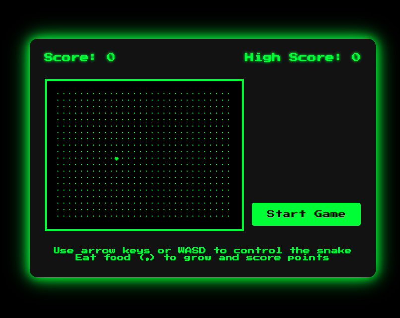 ASCII Snake Game